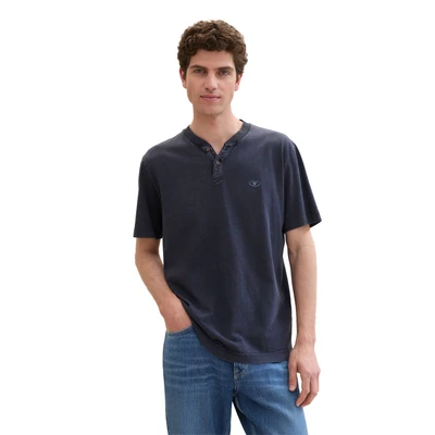 Abbildung von TOM Tailor Kurzarm Tshirt basic, Herren, Größe: Medium, Blau