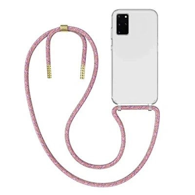 Abbildung von MyGadget Handykette für Samsung Galaxy S20 Plus [ Hülle mit Band abnehmbar &amp; verstellbar ] Handyhülle Handyband zum Umhängen Schnur Case Schutzhülle Bunt