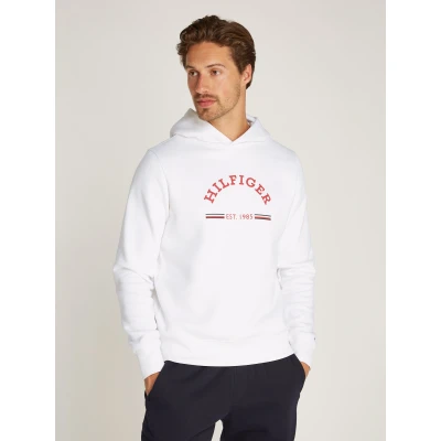 Abbildung von Tommy Hilfiger Roundall Hoody Sweatshirt, Herren, Größe: XXL, White