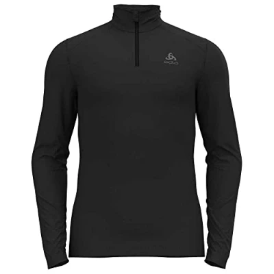 Abbildung von Odlo Herren Fundamentals Active WARM ECO Funktionsunterwäsche Langarm Shirt, Black