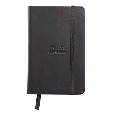 Abbildung von Rhodia 118069C Web Notebook (elfenbein, DIN A6, 10,5 x 14,8 cm, liniert, 90 g) 1 Stück schwarz