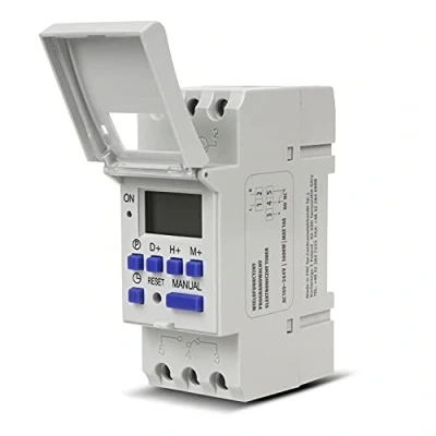 Abbildung von GreenBlue Zeitschaltuhr GB104, Din Schiene LCD Timer Programmer