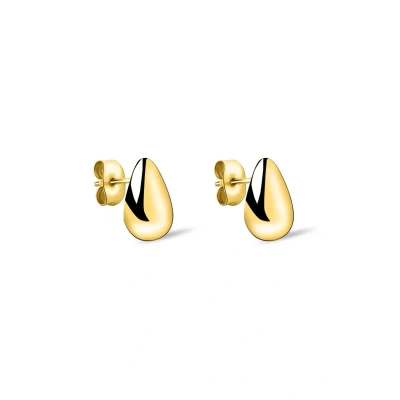Abbildung von Liebeskind Berlin Ohrstecker LJ 1636 E 12 aus Edelstahl in IP Gold
