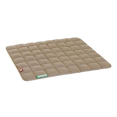 Abbildung von Doctor Bark Hundedecke weiche, hochwertige Hundematte für mittlere Hunde, robuste Indoor Outdoor Liegedecke, waschbar bis 95C (Gr. M, Goldbraun)