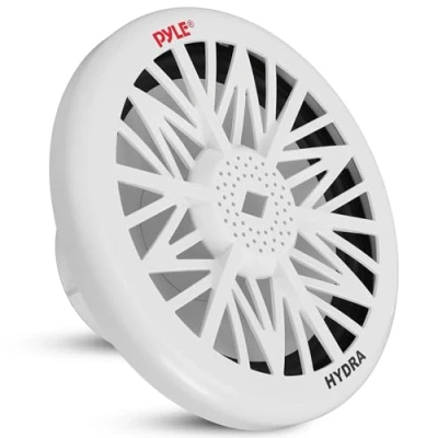 Abbildung von Pyle plmrw10 25,4 cm 500 W 4 Ohm Marine Subwoofer Weiß