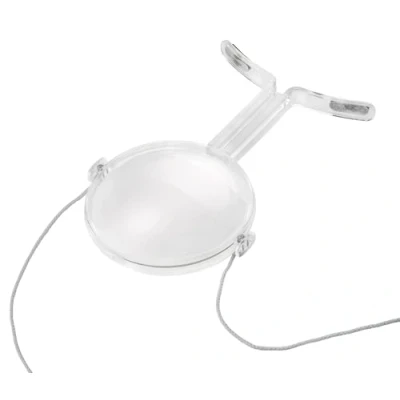 Abbildung von ESCHENBACH OPTIK maxiECONOMY Umhängelupe mit 2X Vergrößerung, Linse Ø 100 mm, weiß