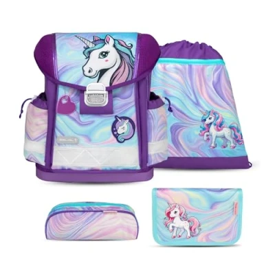 Abbildung von Belmil Classy Schulranzen Set 4 teilig (403 13/AG/S) (Unicorn Dream)