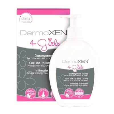 Abbildung von DERMOXEN 4 GIRLS Intimreiniger für Kinder (2 13 Jahren). Seife Intim Sanft gegen Juckreiz und Rötungen. Sles , Parabene ,und Allergenefrei. 200 ml