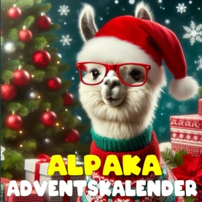Abbildung von Alpaka Adventskalender: Entdecke 24 wunderschöne Bilder und spannende Fakten dein Countdown bis Weihnachten!