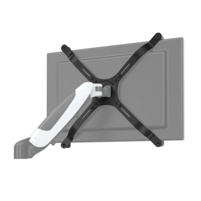 Abbildung von hjh OFFICE Monitorhalterung VM A4 Stahl Monitor Halterung, (bis 27 Zoll, VESA Adapter)