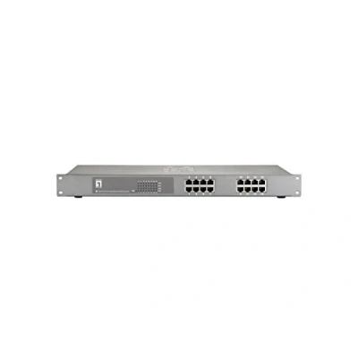 Abbildung von Digital data communication LevelOne 16 Port Gigabit PoE Switch, 802.3a