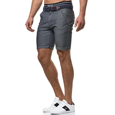 Abbildung von Indicode Jeans Bryant Shorts, Herren, Größe: Large, Navy