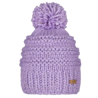 Abbildung von Barts Strickmütze Jasmin grob gestrickte Wintermütze mit Bommel 1034 Lilac 18