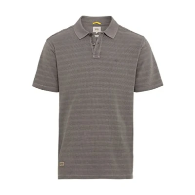 Abbildung von camel active Kurzarm AUS Reiner Poloshirt, Herren, Größe: Medium, Stone grey