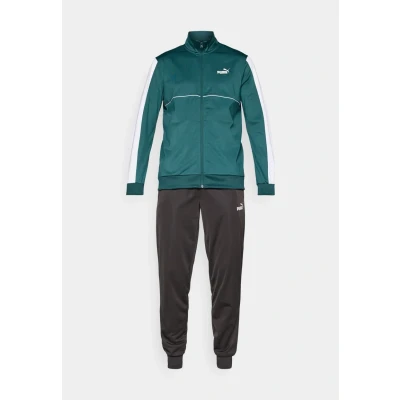 Abbildung von Puma Sport SUIT SET Trainingsanzug, Herren, Größe: Small, Green terrain