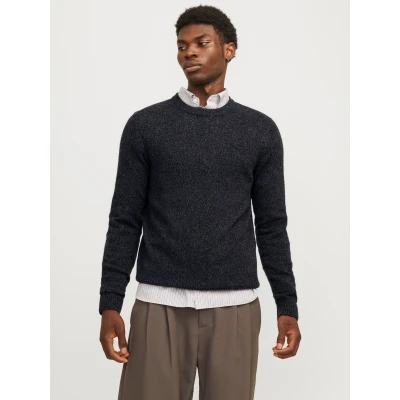 Abbildung von Jack &amp; Jones Strickpullover, Herren, Größe: Medium, Black beauty