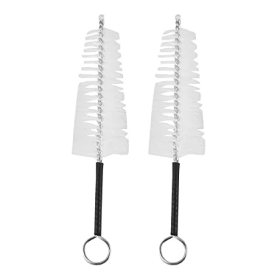 Abbildung von SRMAN 2 Stueck Universell Mundstueck Reinigungsbuerste Nylon fuer Posaune Trompete Franzoesisch Horn Blasinstrument