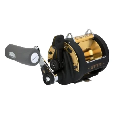 Abbildung von SHIMANO TLD 2 Gang herkömmlichen Spule, Unisex Erwachsene, schwarz, TLD50II LRSA (80lbs/440yds)