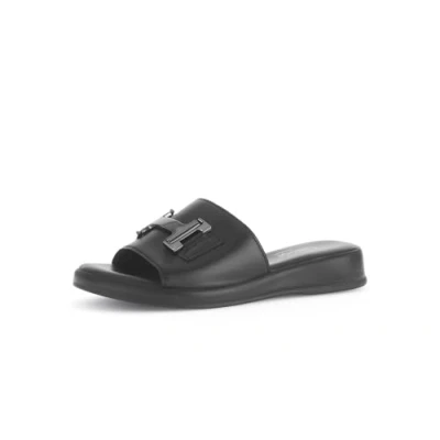 Abbildung von Gabor Comfort Hausschuh, Damen, Größe: 38, Schwarz Schuhe