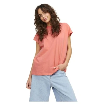 Abbildung von JACK&amp;JONES Damen JXASTRID Boxy SL Every Tee JRS NOOS T Shirt, Peach Echo, Small