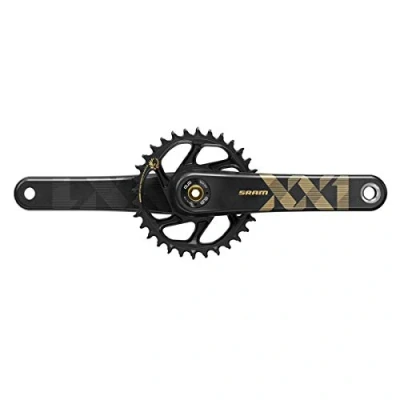 Abbildung von Sram Unisex Erwachsene XX1 Eagle Kurbelgarnitur, schwarz Gold, 32T