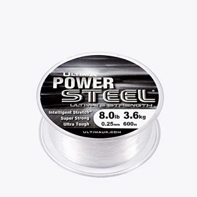 Abbildung von ULTIMA Power Steel Hi Tech Monofil, Klaar, 0.25mm 8.0lb/3.6kg