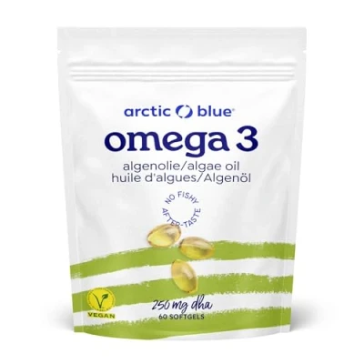 Abbildung von Omega 3 Algenöl Kapseln vegan Arctic Blu 60 St