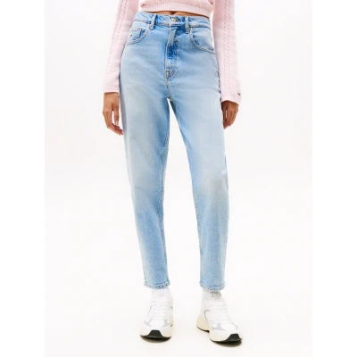Abbildung von Tommy Jeans MOM Relaxed Fit, Damen, Größe: 28x30, Denim light