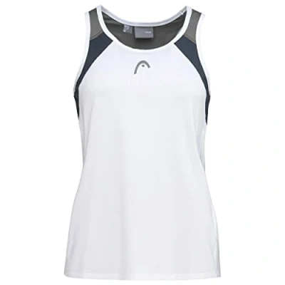 Abbildung von HEAD Damen Club 22 Tank Top Women, Weiß/Navy, M Blusen &amp; T Shirts, EU