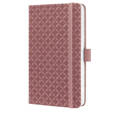 Abbildung von Sigel JN134 Notizbuch Tagebuch Jolie, ca. A6, liniert, Hardcover, Gummiband, Stifteschlaufe, Einstecktasche, dunkelrot, vegan, aus nachhaltigem Papier