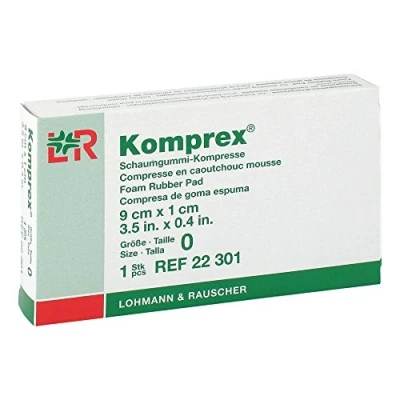 Abbildung von Komprex Schaumgummi Kompr. Größe 0 nierenf.