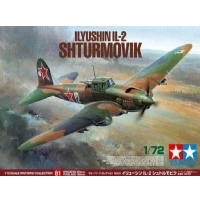 Abbildung von TAMIYA 300060781 Ilyshin IL 2 Shturmovik Militär Modellbausatz, Mehrfarbig, 1/72