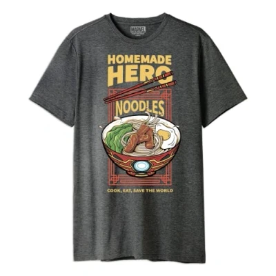 Abbildung von Marvel Herren Memagagts003 T Shirt, Grau meliert, M