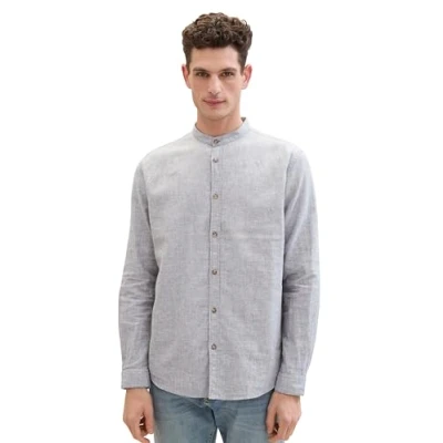 Abbildung von TOM Tailor Hemd, Herren, Größe: XXL, Smokey olive green chambray