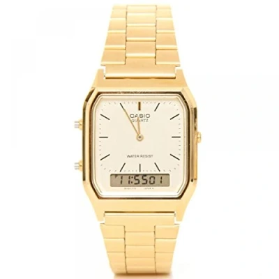 Abbildung von Casio Unisex ErwachseneArmbanduhr Analog Digital Quarz Edelstahl AQ 230GA 9DMQYES