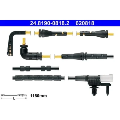 Abbildung von ATE 24.8190 0818.2 Verschleißanzeige LAND ROVER: Discovery Sport, Range Rover Evoque, Evoque Cabrio