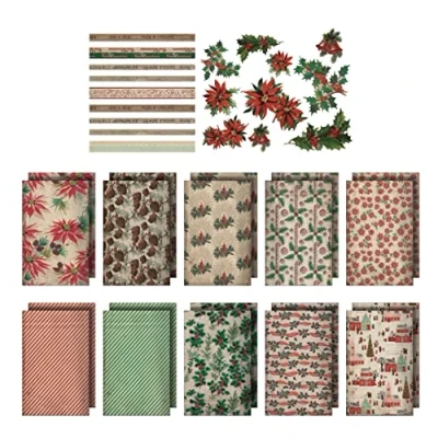 Abbildung von Idea ology Tim Holtz Christmas Worn Wallpaper (TH94182)