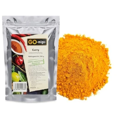 Abbildung von 0,25kg Curry Indisch Pulver Mild Currypulver Aromatisch Top Qualität 250g