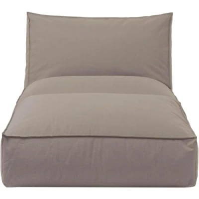Abbildung von Blomus Outdoor Bett Stay Relaxliege Wasserabweisend Farbe Earth 190L x 80B 35H cm Sitzsack Schnelltrocknend Liege wetterfestes Textil