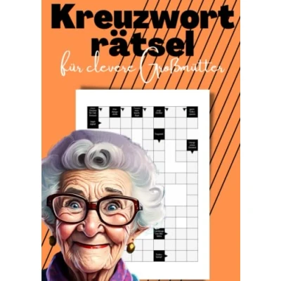 Abbildung von Kreuzworträtsel für clevere Großmütter: Großdruck Rätselbuch schlaue Omas