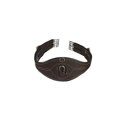 Abbildung von Kentucky Horsewear Sattelgurt anatomisch Leder, Länge:125, Farbe:braun