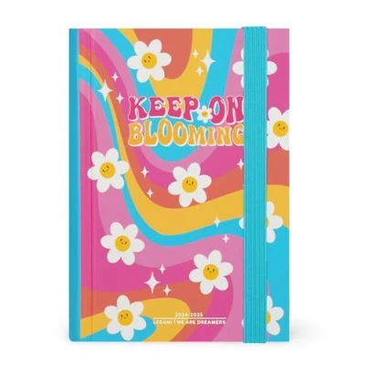 Abbildung von Legami Wochenplaner 2024 2025 mit Notebook, 16 Monate, klein, Blumenplaner von September bis Dezember 2025, Verschluss Gummiband, FSC zertifiziertes Papier, Monatsplaner, 9,5 x 13,5 cm, Daisy