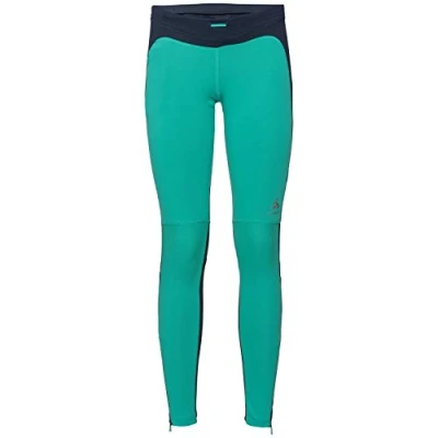 Abbildung von Odlo Damen Hike Strumpfhose, Pool Green Diving Navy, L
