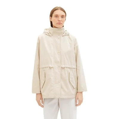Abbildung von TOM TAILOR Parka, mit Kapuze, Kordelzug an der Taille