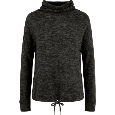 Abbildung von OXMO Belma Damen Sweatshirt Pullover Sweater, Größe:S, Farbe:Dark Grey Melange (1940071)