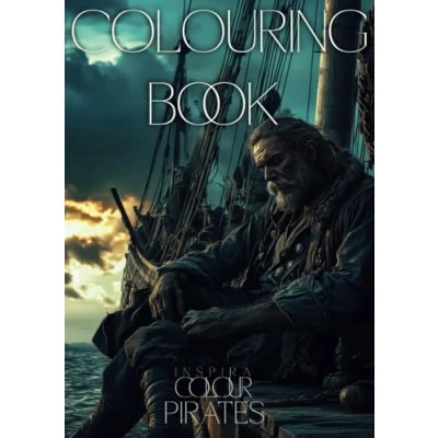 Abbildung von Inspira Colour Colouring Book Malbuch Pirates: [A4] Piraten für Kinder und Erwachsene 30 Spannende Motive zum ausmalen
