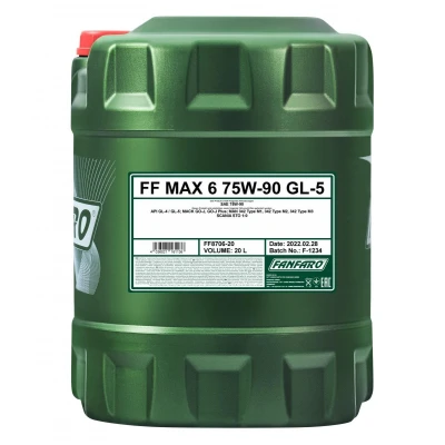 Abbildung von FANFARO MAX 6 FF8706 20 Schaltgetriebeöl 75W 90