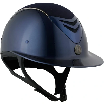 Abbildung von OneK Reithelm Avancé Glossy Chamude Chrome Lines Navy 0 (47 54cm) Agradi.deVerkauft von Agradi
