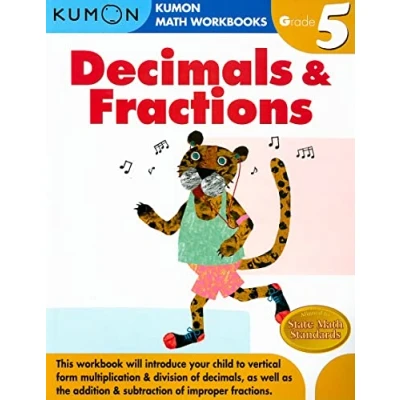 Abbildung von Grade 5 Decimals &amp; Fractions (Kumon Math Workbooks)