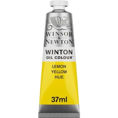 Abbildung von Winsor &amp; Newton 1414346 Winton, feine hochwertige Ölfarbe 37ml Tube mit gleichmäßiger Konsistenz, Lichtbeständig, hohe Deckkraft, Reich an Farbpigmenten Zitronengelb Farbton